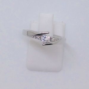 3$15 WG Plated White Sapphire Fashion Ring